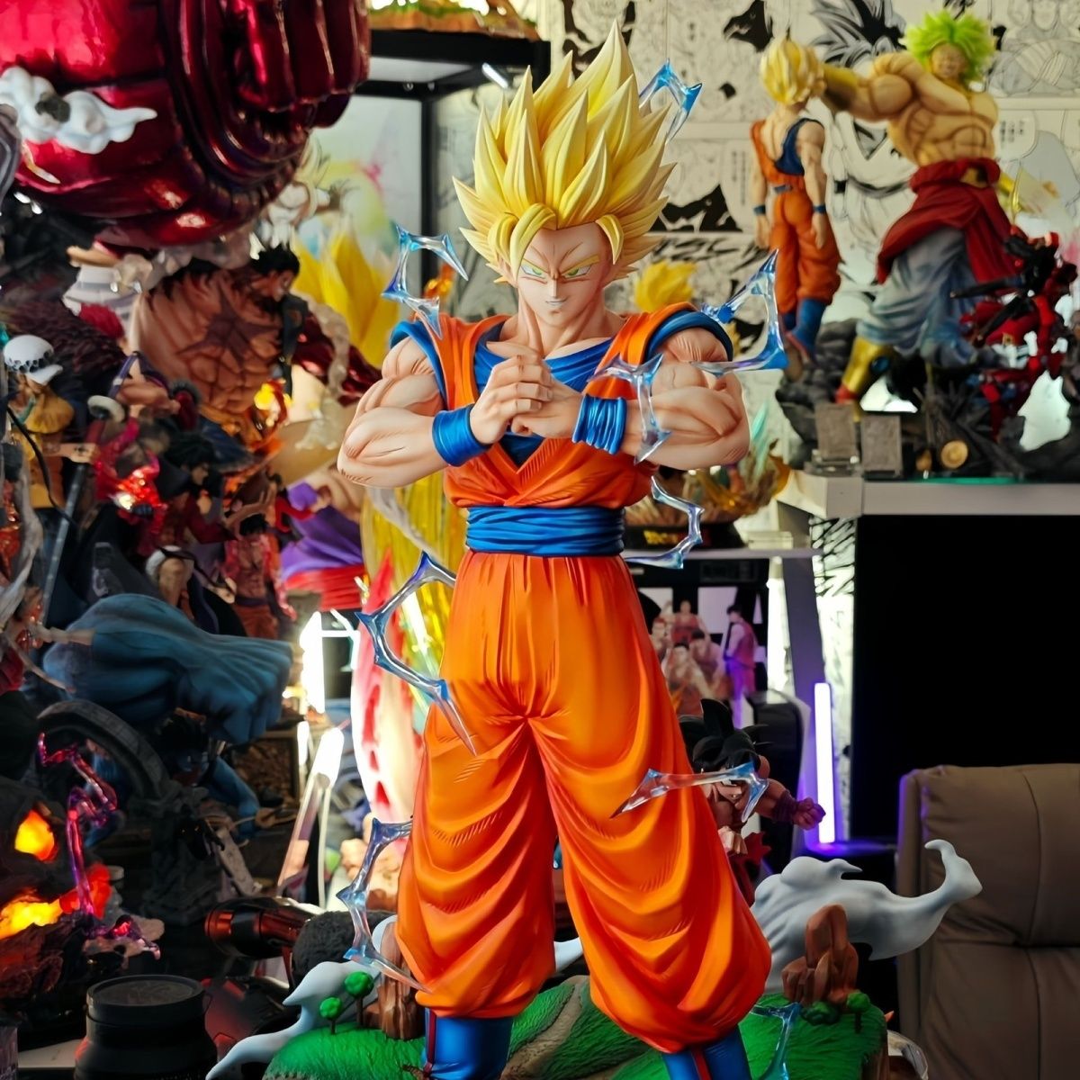 Vintage Collectible Figurines - 드래곤볼 슈퍼 사이야인 2 손오공 GK