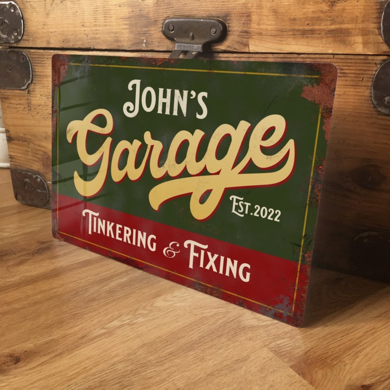 Vintage Collectible Signs - 맞춤형 개인화된 차고 금속 간판 -