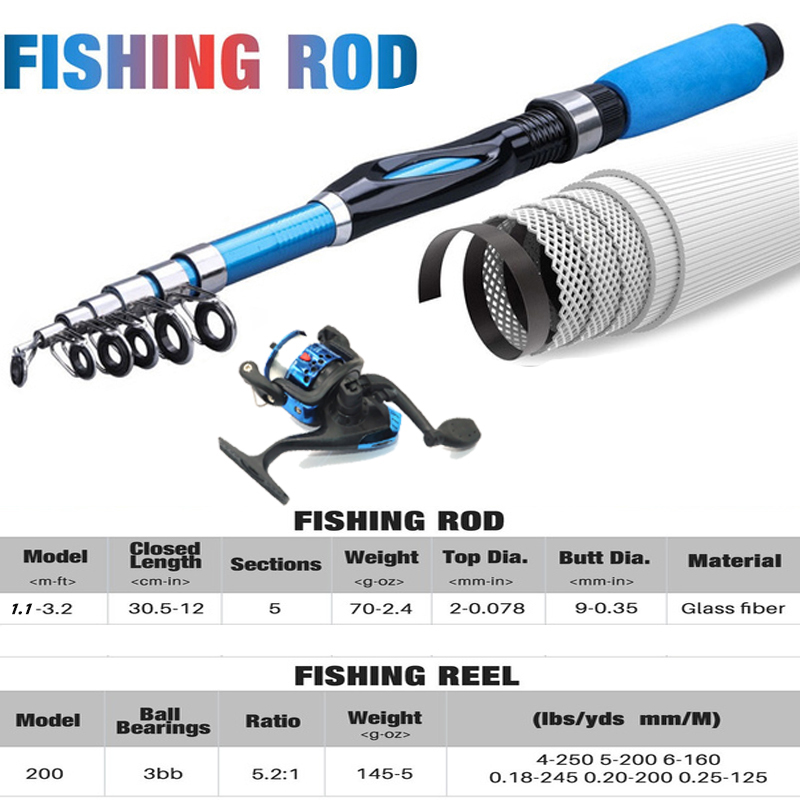 1.2M 낚싯대 풀 키트 텔레스코픽 바다 스피닝 릴 루 - Developing Tank Reel 리뷰 및 가격