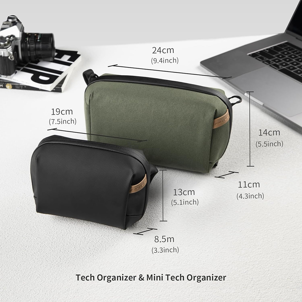 PGYTECH 기술 파우치 주최자 가방 케이블, 전화  - Camera Leather Case 리뷰 및 가격