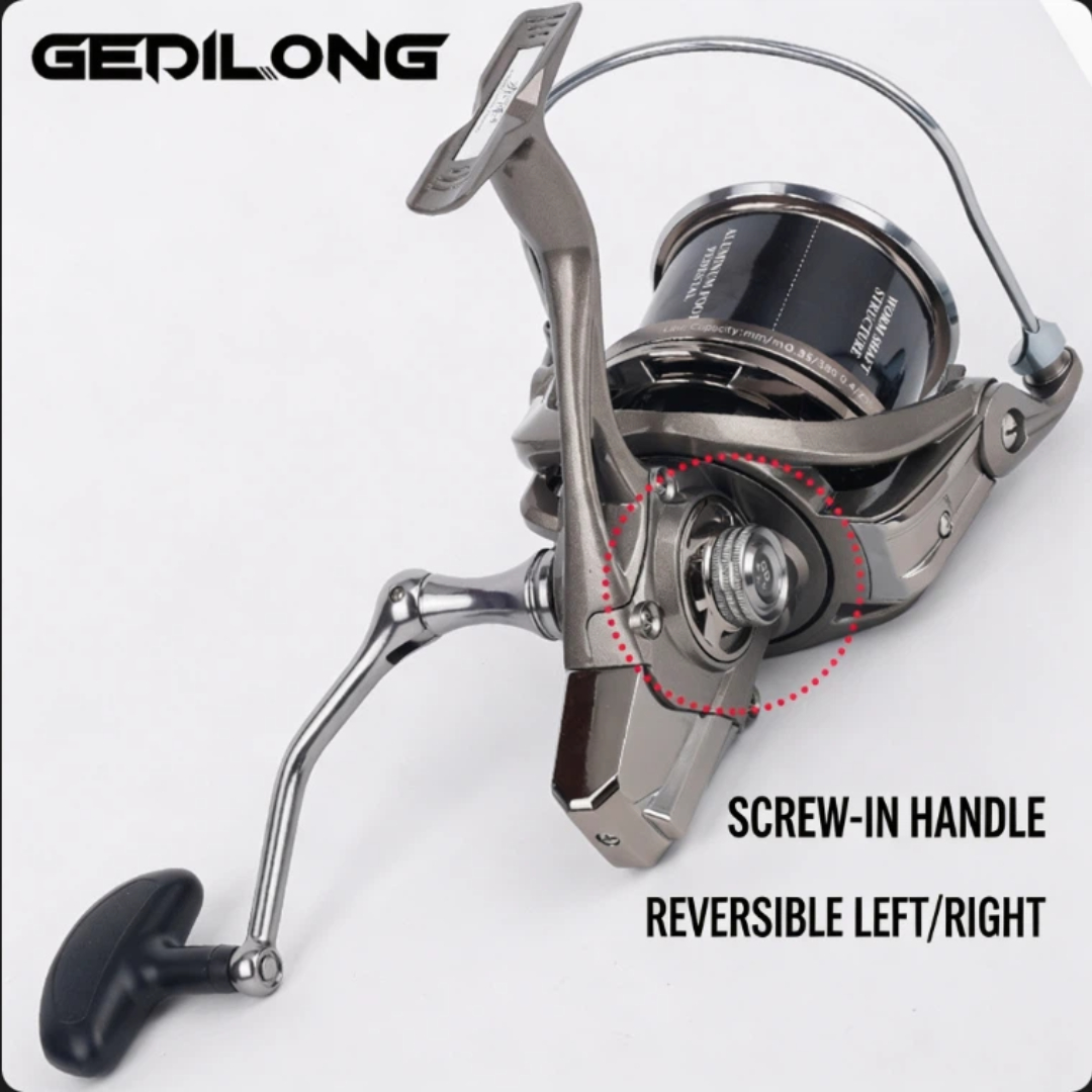 게딜롱 스피닝릴 풀 메탈 롱 캐스팅 낚시릴 CNC 메탈 - Developing Tank Reel 리뷰 및 가격