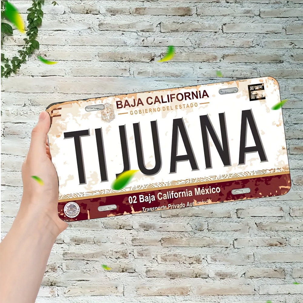 빈티지 멕시코 번호판 금속 틴 사인 - 15.24x30 - Vintage Collectible Signs 리뷰 및 가격